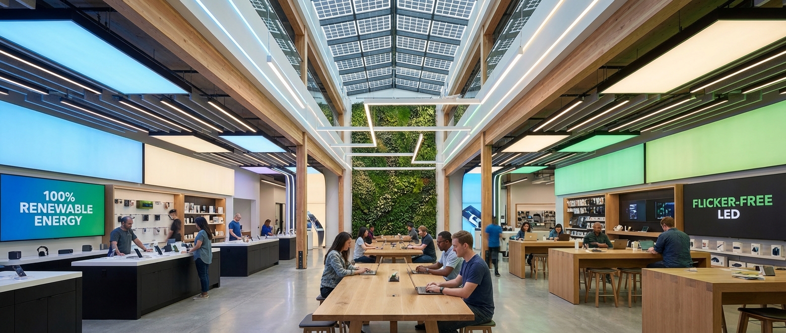 LED lighting benefits for businesses